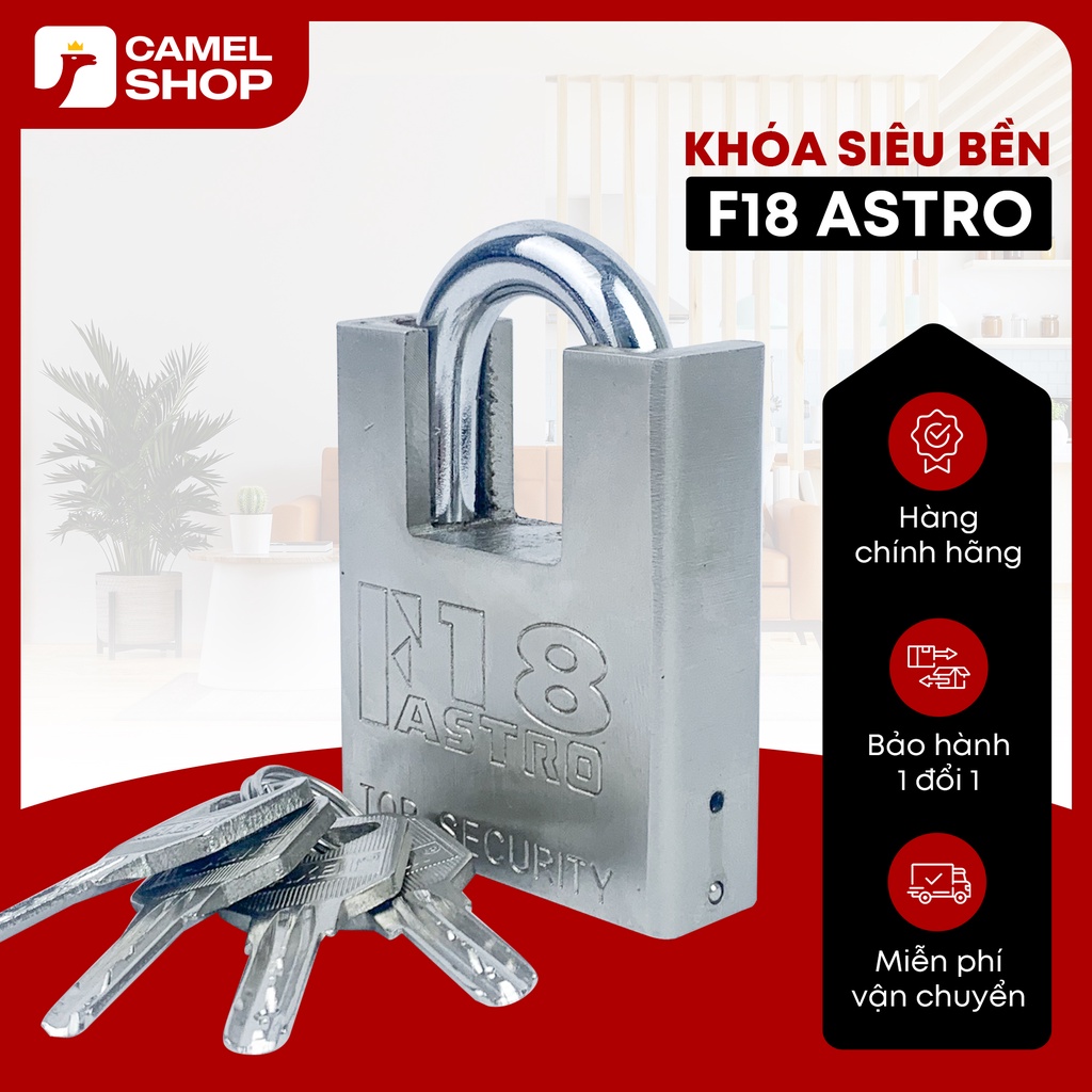 Ổ Khóa Cửa Nhà Chống Trộm Camel Shop kích thước 6 phân sử dụng để khóa cửa an toàn tuyệt đối