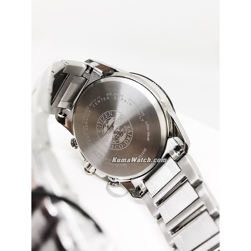 Đồng hồ nam Citizen AT4010-50E – Eco Drive,Titanium, Sapphire,42mm, Năng Lượng Mặt Trời.