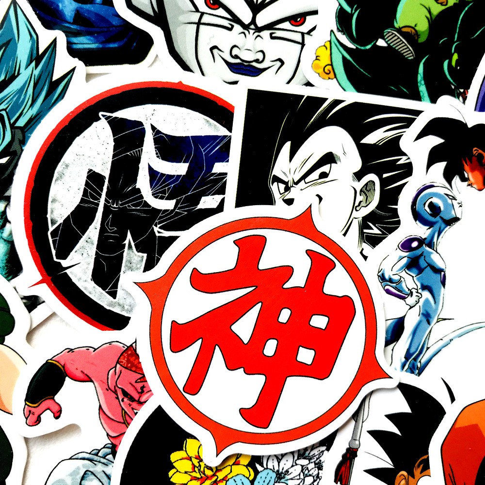 Sticker decal dán PVC cao cấp chống nước dán laptop mũ bảo hiểm điện thoại decal DRAGON BALL A29 - HAMYN