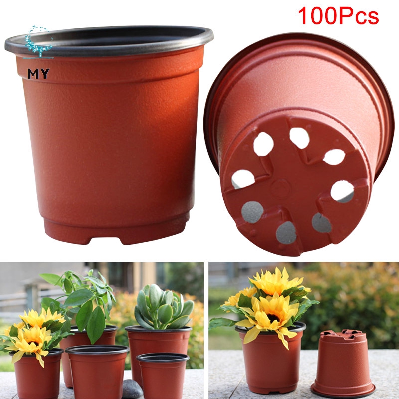 100 Chậu Nhựa Trồng Cây