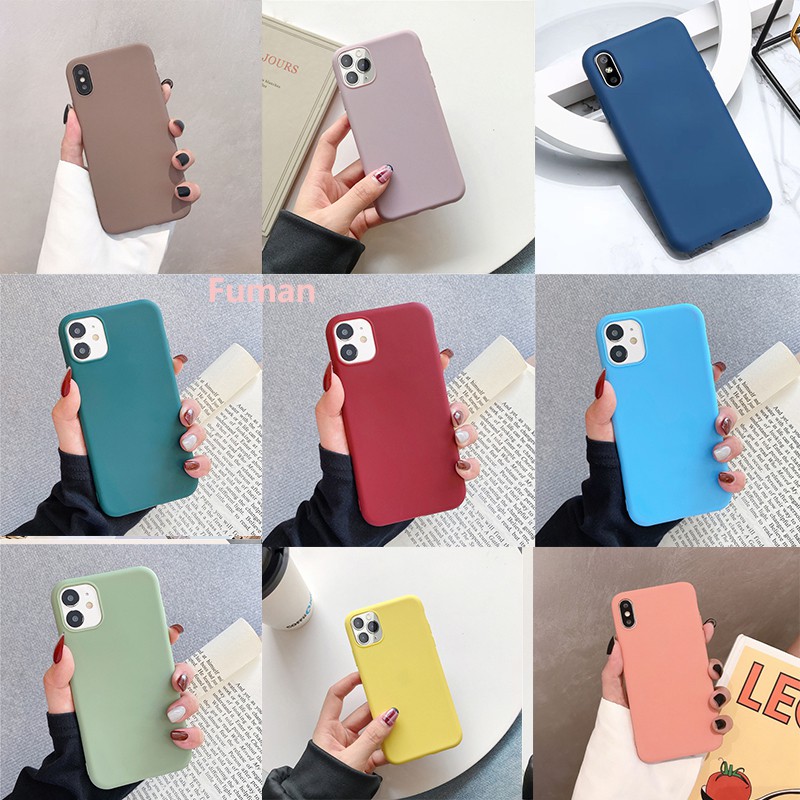 Ốp điện thoại silicon lỏng bề mặt nhám màu trơn sang trọng cho Samsung Galaxy A02s M42 A12 M12 F12 A42 5G A72 4G
