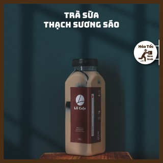 Trà sữa thạch Sương sáo pha sẵn Đóng chai 300ml Đậm trà, thơm béo