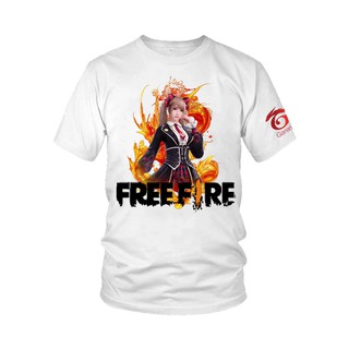Áo thun thời trang game Free Fire in hình Caroline (Đủ Màu)
