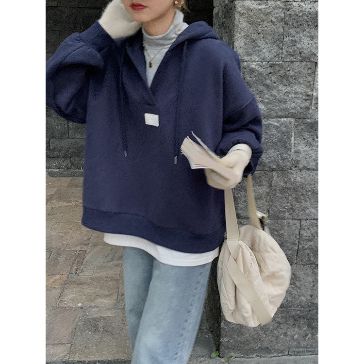 Áo Hoodie Nỉ nữ có mũ Form rộng Hàn Quốc Áo Sweater nữ Thời trang | WebRaoVat - webraovat.net.vn