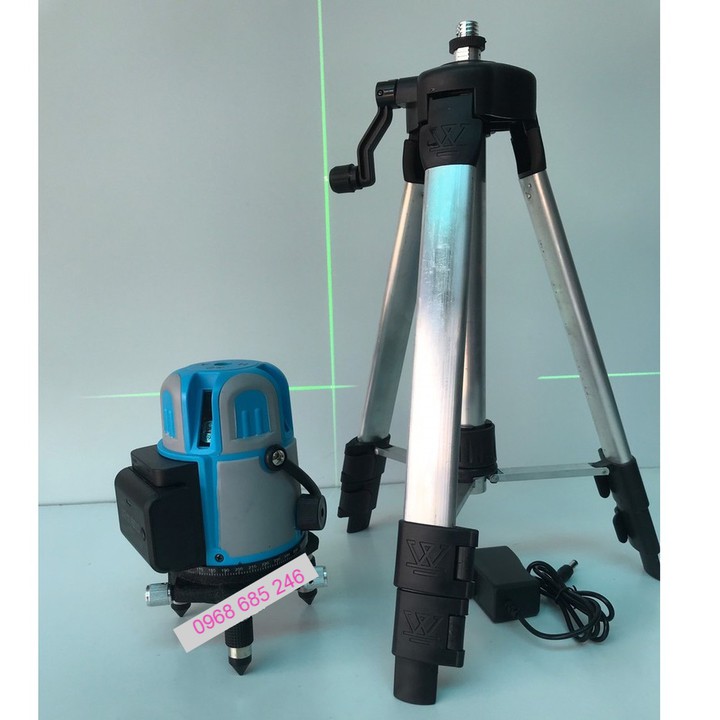 [ Hàng sịn ] Máy cân mực laser 5 tia xanh máy cân bằng laze phím cảm ứng kèm chân