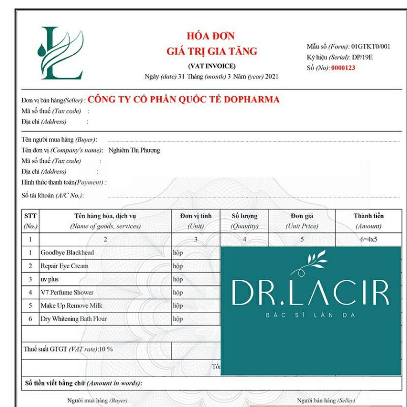 ( CHÍNH HÃNG) Ủ Mụn Đầu Đen Dr Lacir Googbye Blackhead | BigBuy360 - bigbuy360.vn