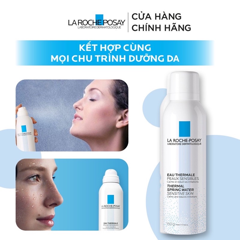 Xịt khoáng La Roche-Posay giúp làm dịu, giảm kích ứng và bảo vệ da