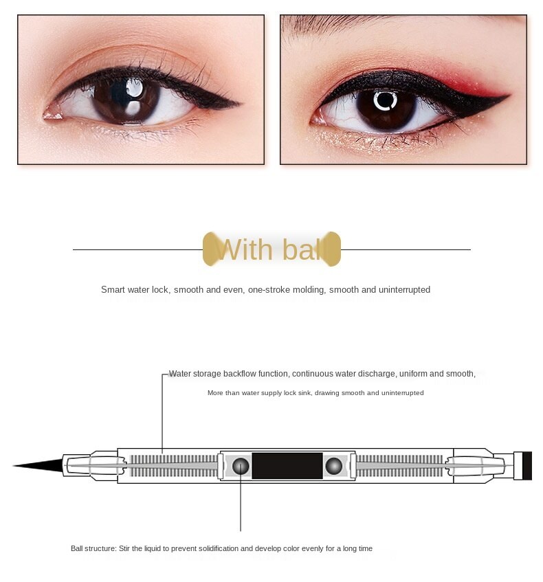 [Hàng mới về] Bút Kẻ Mắt Màu Đen Chống Thấm Nước Chống Dầu Không Dễ Phai | BigBuy360 - bigbuy360.vn