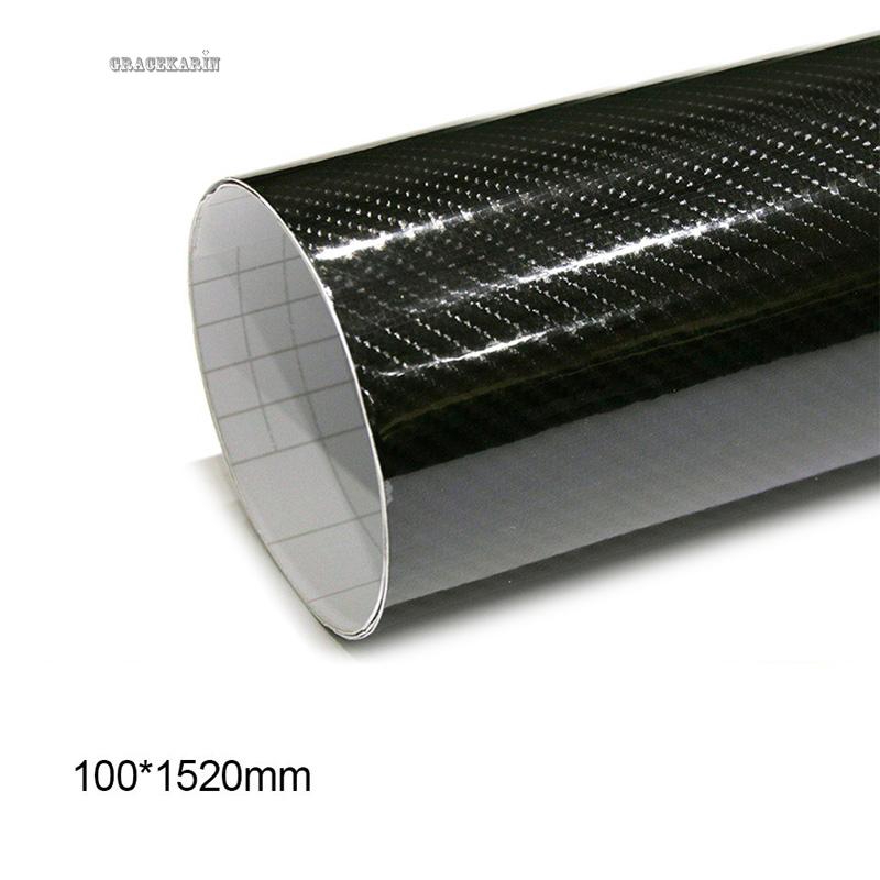 Giấy Dán Sợi Cacbon Chống Thấm Nước Kích Thước 10x152cm Dùng Để Trang Trí Xe Hơi
