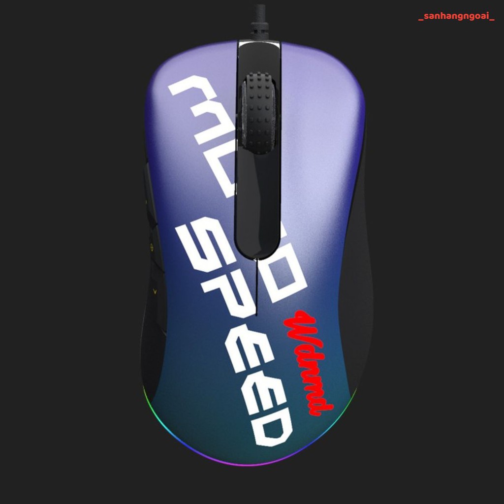 Chuột Motospeed V100PRO (ZEUS6400) NEW RGB Gaming mouse có LED thay đổi theo DPI BLUE