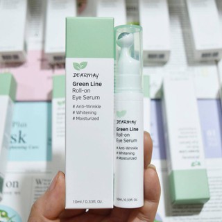 Thanh Lăn Cải Thiện Nếp Nhăn, Dưỡng Sáng Vùng Da Mắt Dearmay Green Line Roll-on Eye Serum 10ml