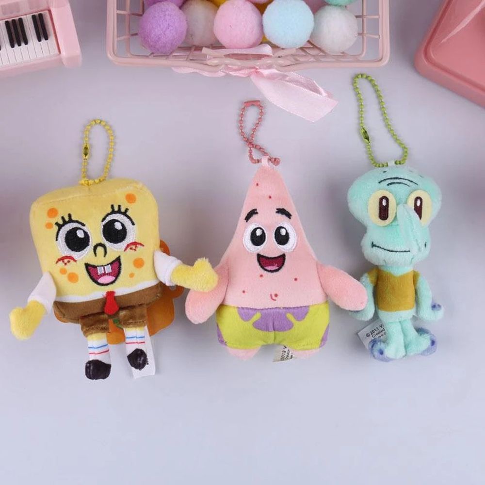 Móc khóa hình Đồ chơi nhồi bông dễ thương cho bé