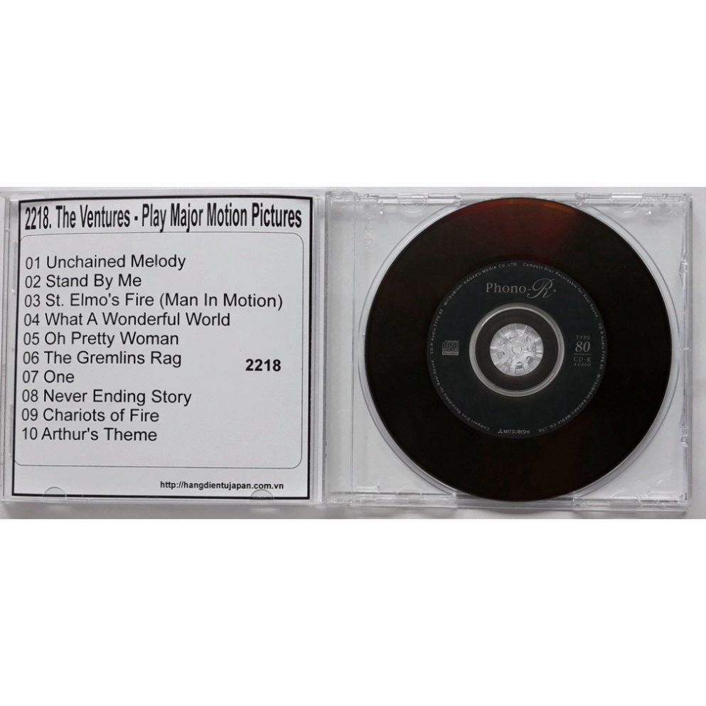 Bộ 4 CD nhóm nhạc The Ventures ( 2218 - 2221 )