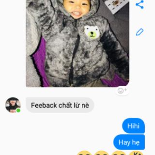 Áo lông gấu cho bé