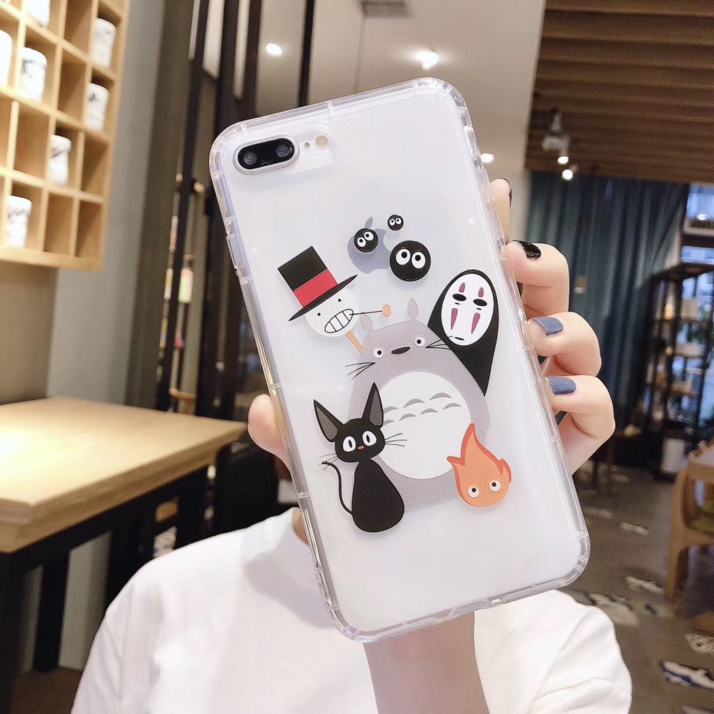 Ốp lưng TPU nhựa trong in hoạt hình đáng yêu cho iPhone11 11ProMax X XR XS max 6 6S 7 8Plus | BigBuy360 - bigbuy360.vn