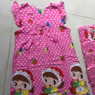 Đầm tole AnNa Kids bé từ 15–>35 ký