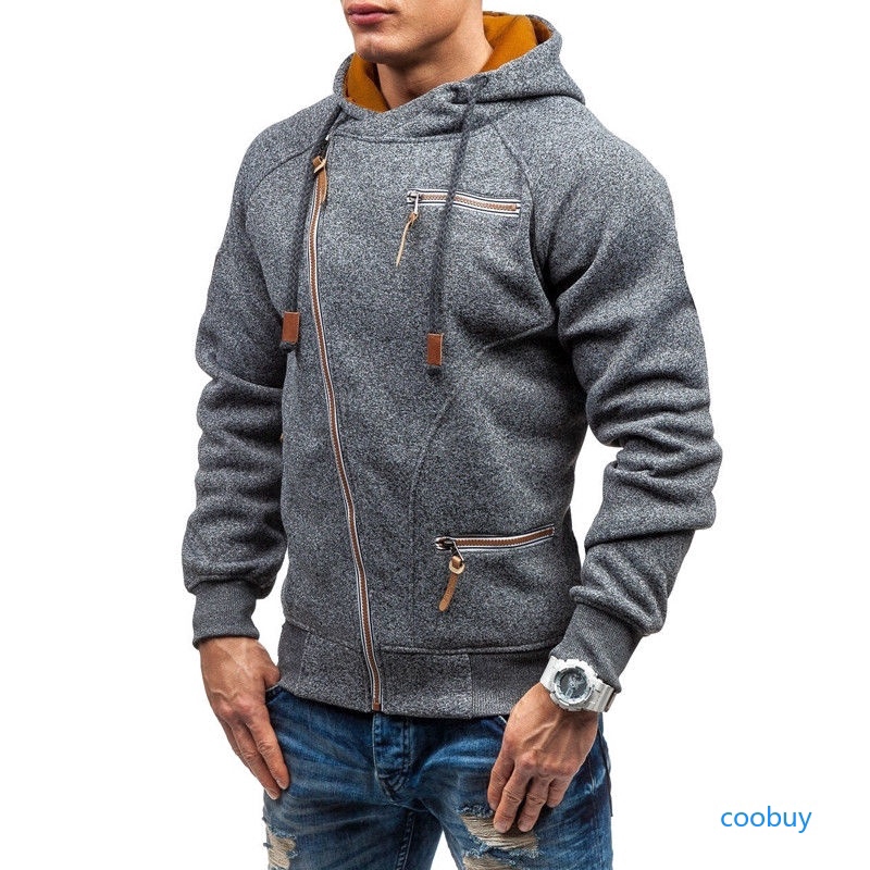 Áo hoodie thiết kế khóa kéo thời trang thể thao cho nam | BigBuy360 - bigbuy360.vn