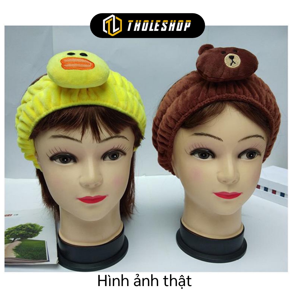 Băng Đô Rửa Mặt - Băng Đô Cài Tóc Hình Thú Phong Cách Hàn Quốc Unisex Trang Điểm 8548