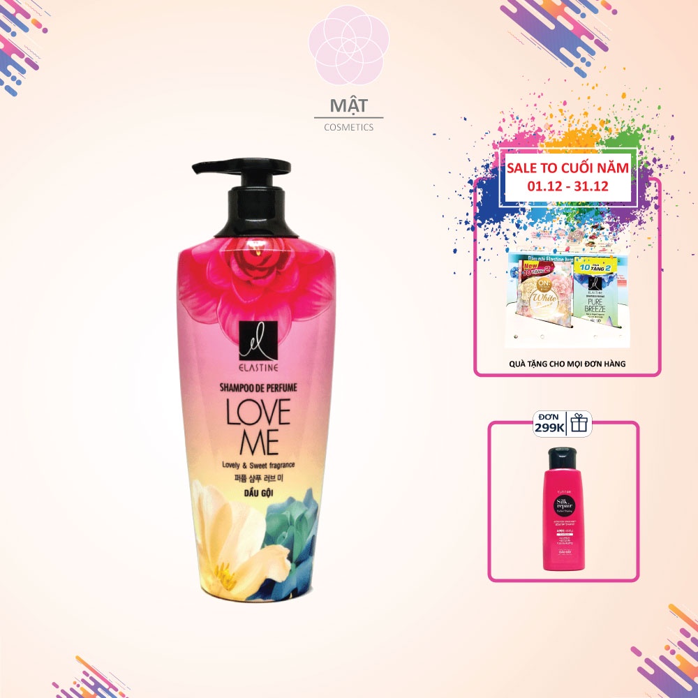 Dầu gội nước hoa Elastine Love Me 600ml