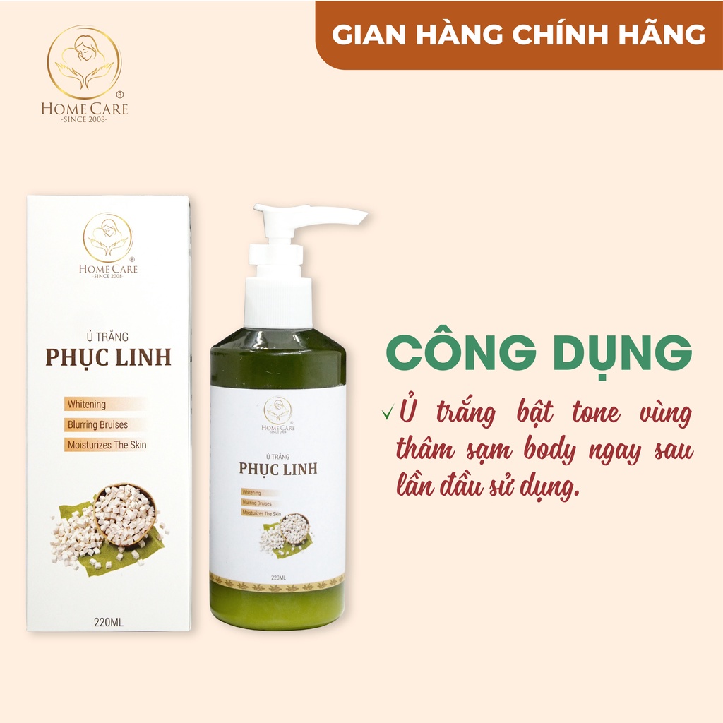 Ủ trắng phục linh bật tone da Home Care | BigBuy360 - bigbuy360.vn