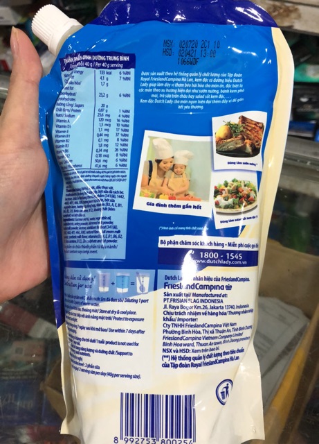 Sữa Đặc Cô Gái Hà Lan Dạng Túi 560g
