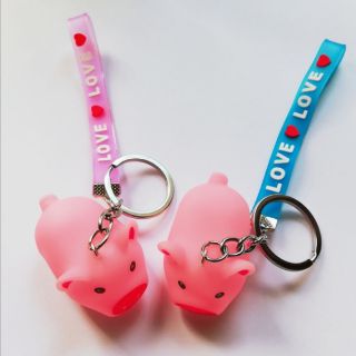 Móc khóa heo hồng cute