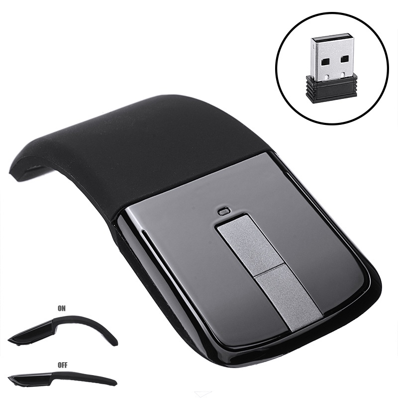 Chuột Không Dây Cảm Ứng Mới Có Thể Gập Lại Cho Microsoft Surface USB PC Laptop ☆Haolivemall