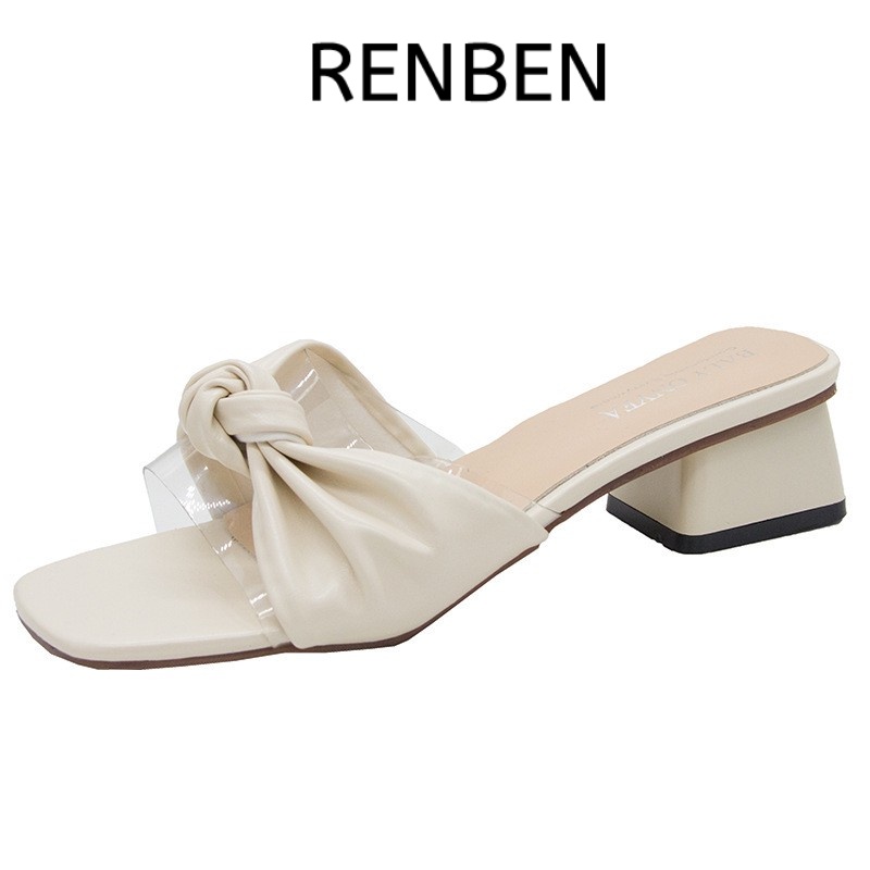 Guốc RENBEN chống trượt kiểu dáng đơn giản thời trang dành cho nữ