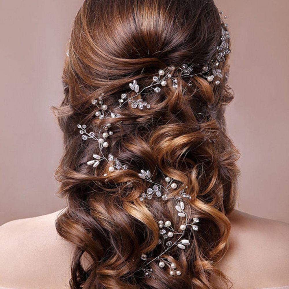 Cài Tóc Hình Vương Miện 50CM Handmade VANES1 Dành Cho Cô Dâu
