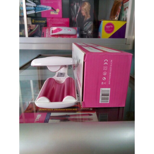 Máy Làm Tóc Bấm Xù - Duỗi Là - Dập Sóng Treeson LC - 1029 Bản To