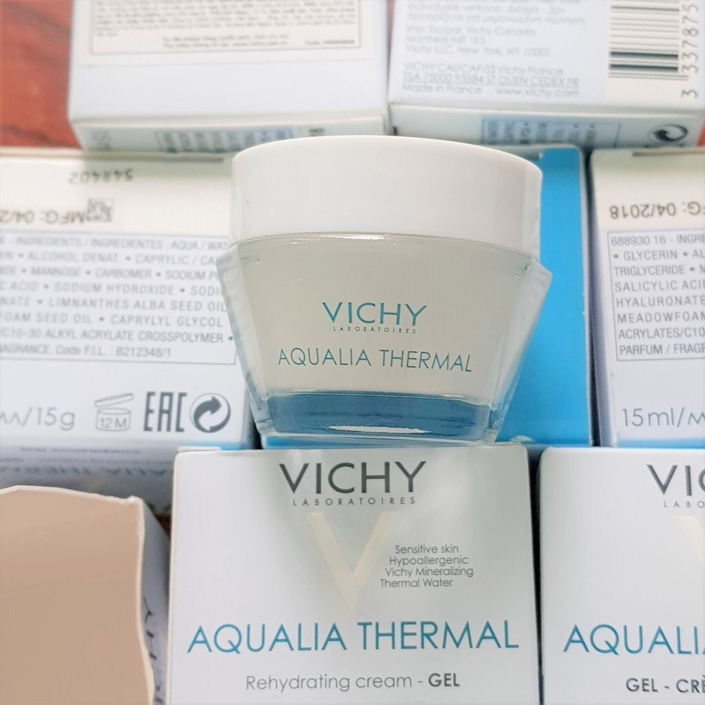 Gel Dưỡng Ẩm Vichy Aqualia Mineral Water Gel 15ml