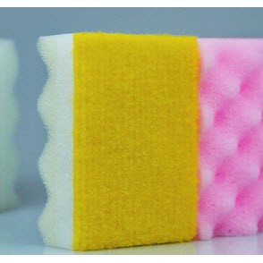 Mút xốp lượn sóng nguyên liệu làm thủ công handmade spongy slime mút xốp rửa bát