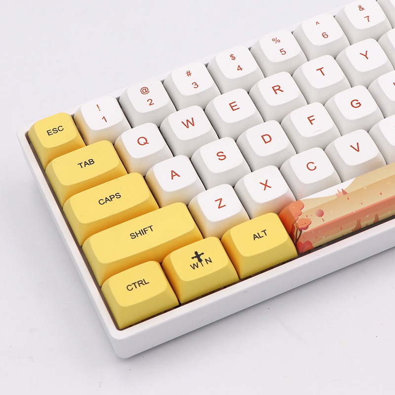 Keycap Cho Bàn Phím Cơ PBT XDA  AUTUMN 129 Phím | Ez.Market