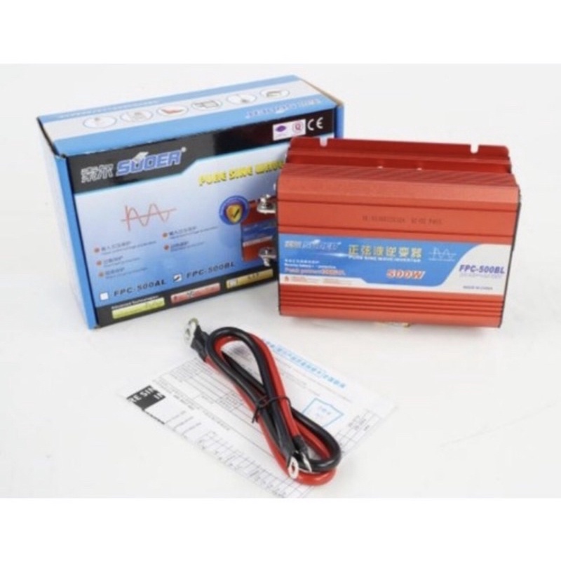 Bộ đổi điên sin chuẩn 500w 24v sang 220v chống ngược cực