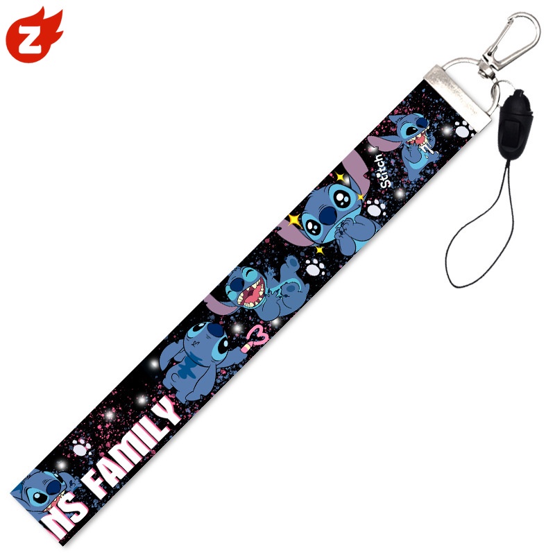 1 Dây Đeo Thẻ ID Hình Stitch Dễ Thương