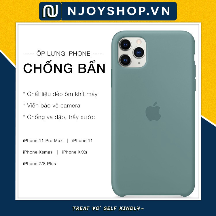 ỐP CHỐNG BẨN IPHONE 11 PRO MAX XS MAX XR 7 PLUS 8 PLUS MÀU XANH MIDNIGHT CHỐNG SỐC CAO CẤP VIỀN BẢO VỆ CAMERA