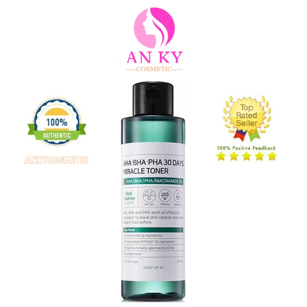 Nước Hoa Hồng &quot;Thần Kỳ&quot; Some By Mi AHA-BHA-PHA 30 Days Miracle Toner 150ml