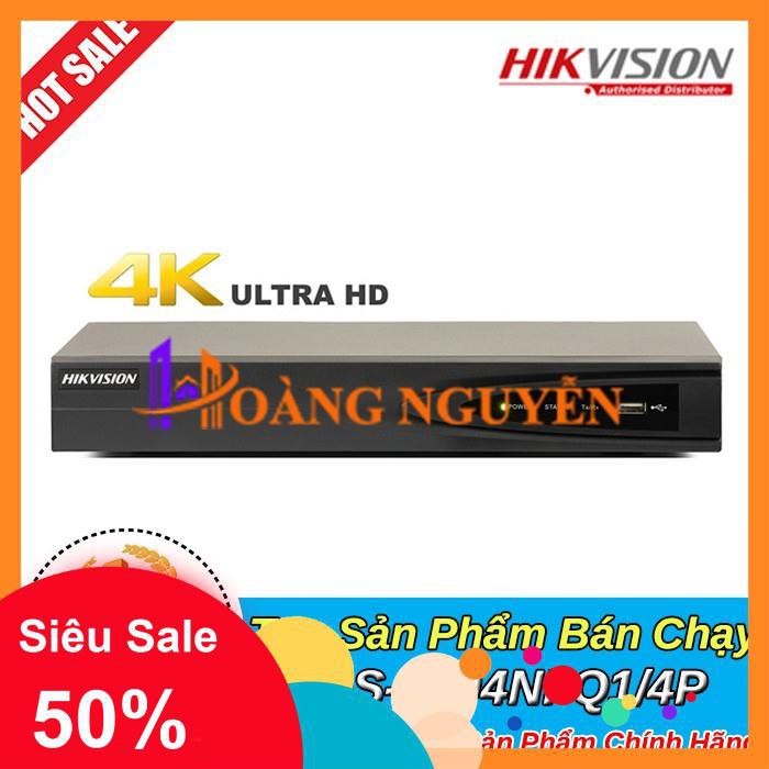 camera_ Camera Cao Cấp - Đầu ghi IP 4 kênh Hikvision DS-7604NI-K1/4P(B) H.265+