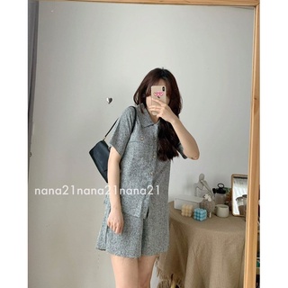 Set đồ 2 món vải muối tiêu tua rua