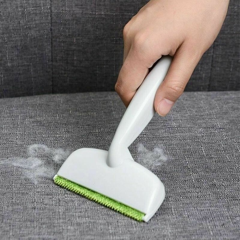 Bàn chải dọn lông thú cưng có tay cầm vệ sinh nhà ở tiện lợi