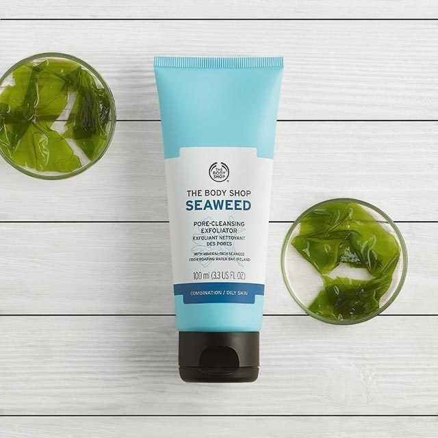 Tẩy tế bào chết cho da mặt The Body Shop Seaweed pore-cleansing facial exfoliator 100ml