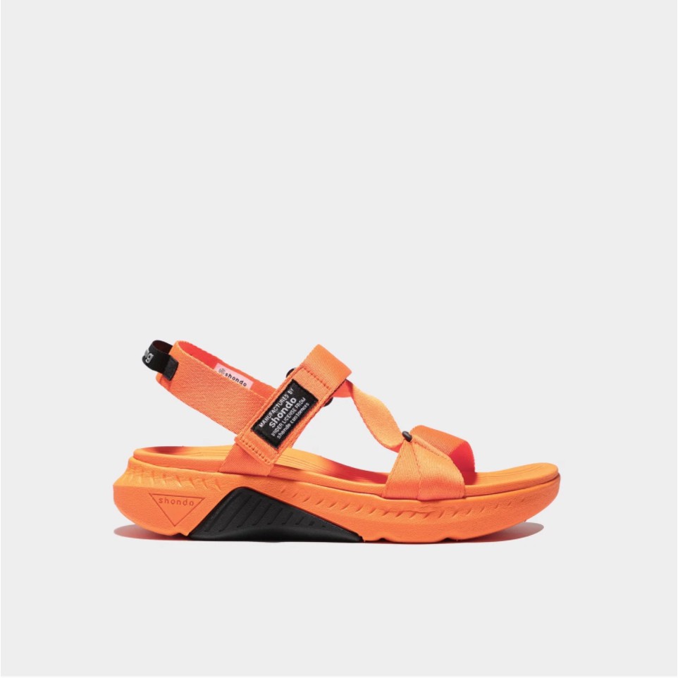 Giày Sandals Nam Nữ Unisex Shondo Racing Cam Dạ Full F7R8080