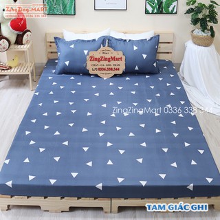 (RẺ VÔ ĐỊCH)Bộ GA Chun Kèm 2 Vỏ GỐI Cotton POLY, Giá Xả Kho. Khách Được Chọn Mẫu (Nhiều mẫu mới)