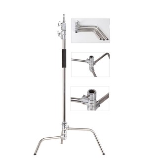 Chân Jinbei CK-1 C-Stand INOX không tay boom Minh Đức