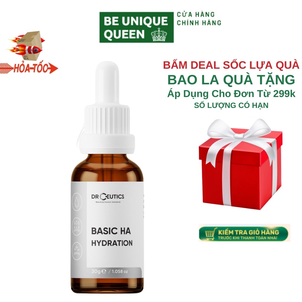 Tinh Chất HA Basic Hydration Drceutics Cho Da Dầu Mụn (30ml)
