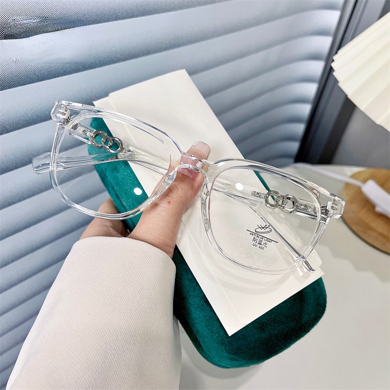 Kính JIUERBA gọng tròn nhỏ chống bức xạ và ánh sáng xanh thời trang cho nam và nữ