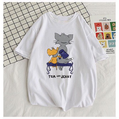 áo thun phong rộng cotton xịn TOM&amp;JERYY