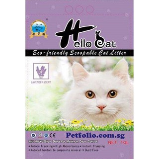 Cát vệ sinh cho mèo , Cát Hello cat 10L (7kg)