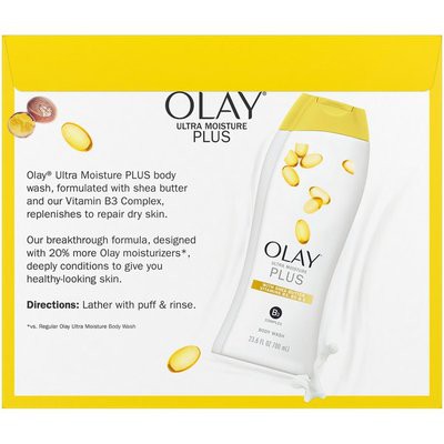 sữa tắm olay ultra moisture Plus with shea butter vitamins B3, B5 & E - 700ml