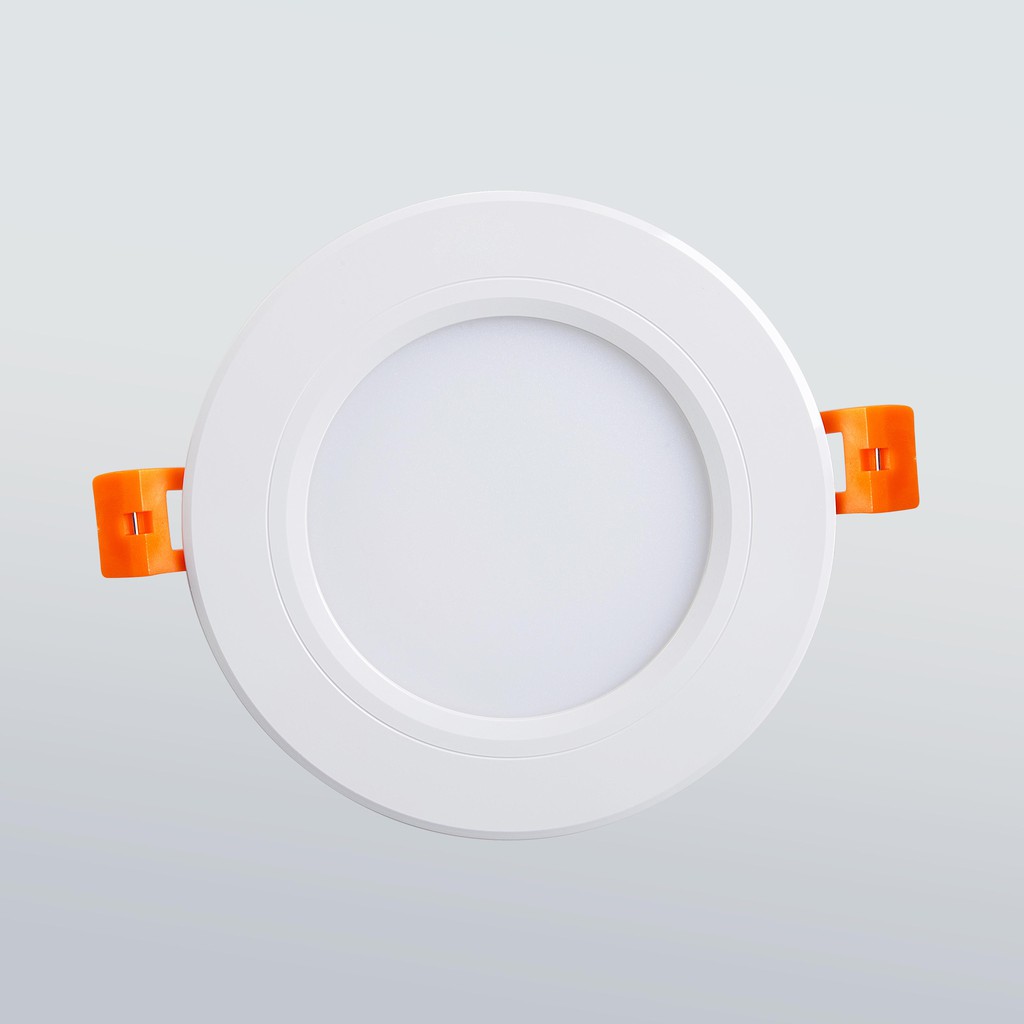 [ THANH LÝ] Đèn LED âm trần Downlight 7W đế dày viền vàng, viền trắng-as trắng, vàng, trung tính, 3 màu